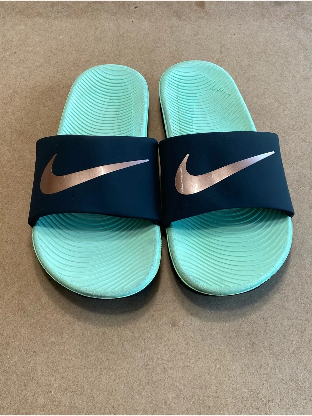 Nike Kawa Slides Kids Size 4Y (Fits Women's Size 5.5 - 6)